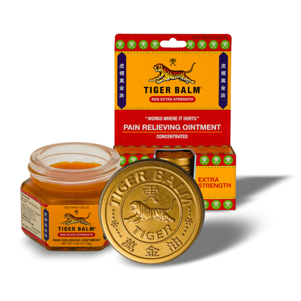 TIGER BALM Red Extra Strength Pain Relieving Ointment (for sore muscles) 18g 1 カウント