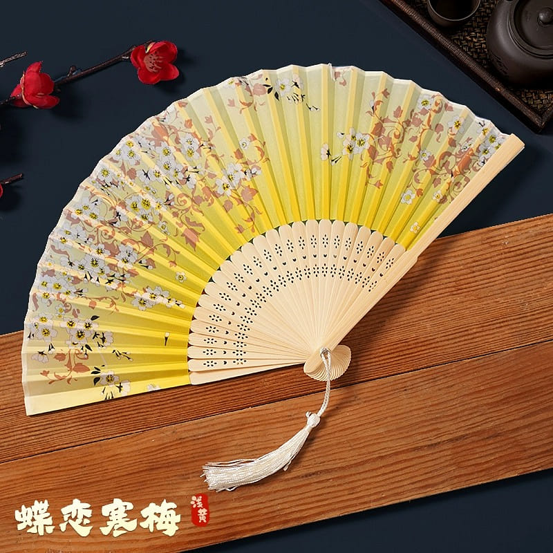 Antique fan - Folding fan (Butterfly Love) 1 개입