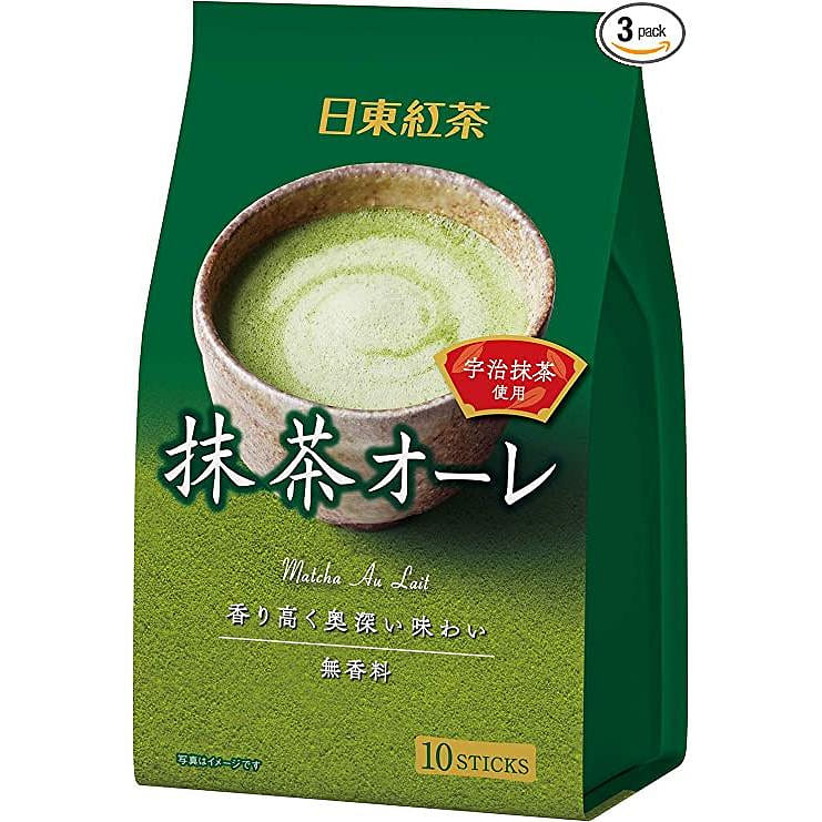 NITTOU BLACK TEA Matcha Au Lait Hot Flavor 120g 10 sticks 1 개