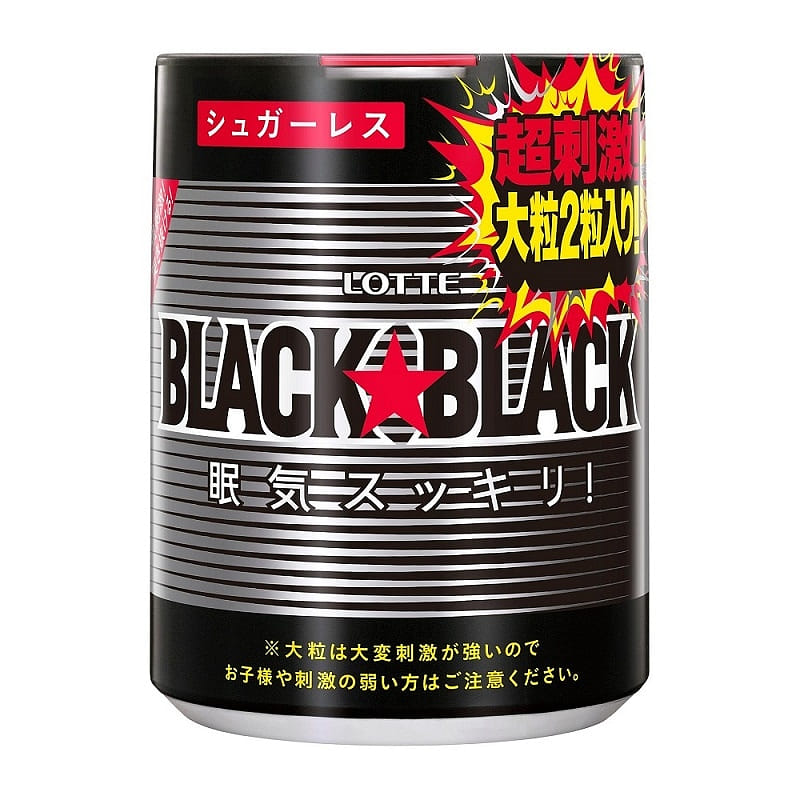 Lotte Black Black Chewing Gum 133G 1 개입