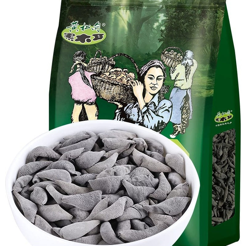 Huangsongdian Organic Small Bowl Black fungus 250g 250 g