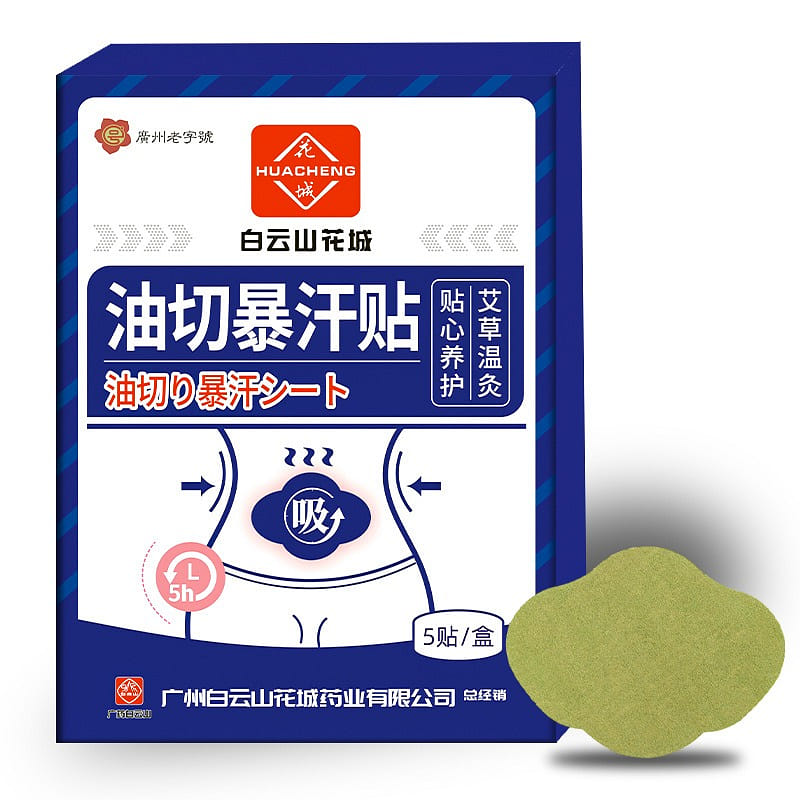 Wormwood Oil Cutting and Sweating Patch 5 Paste 1 hộp