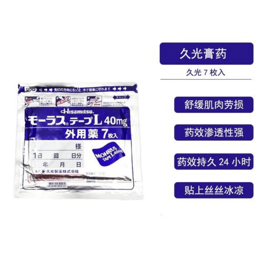 Hisamitsu Plaster Patch, Hisamitsu Plaster, Anti-inflammatory and Pain Relief fo 1 개입