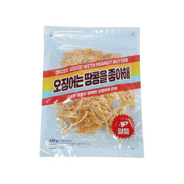 오징어는 땅콩을 좋아해 220 그램