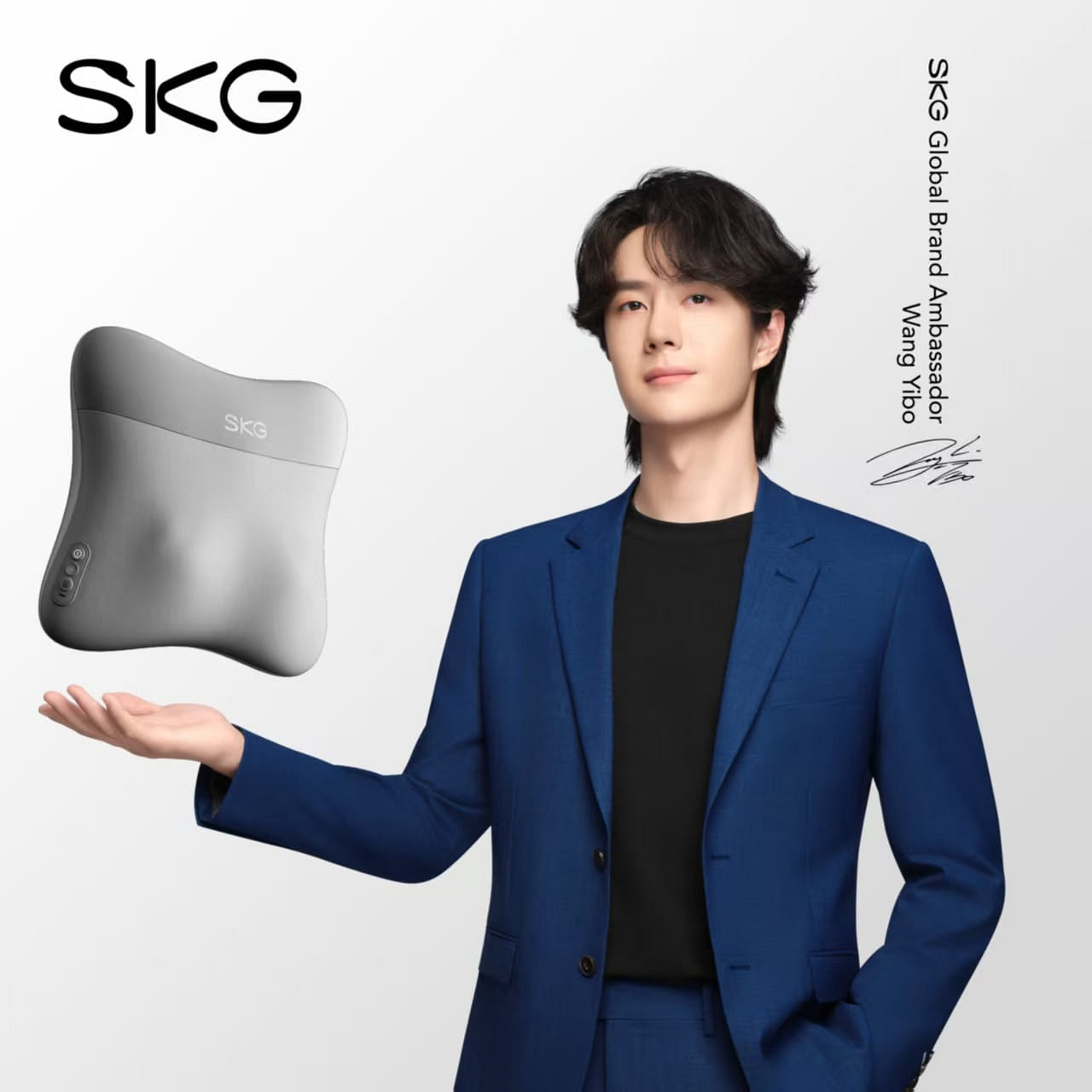 SKG腰部背部无线按摩器 VS500 1 份
