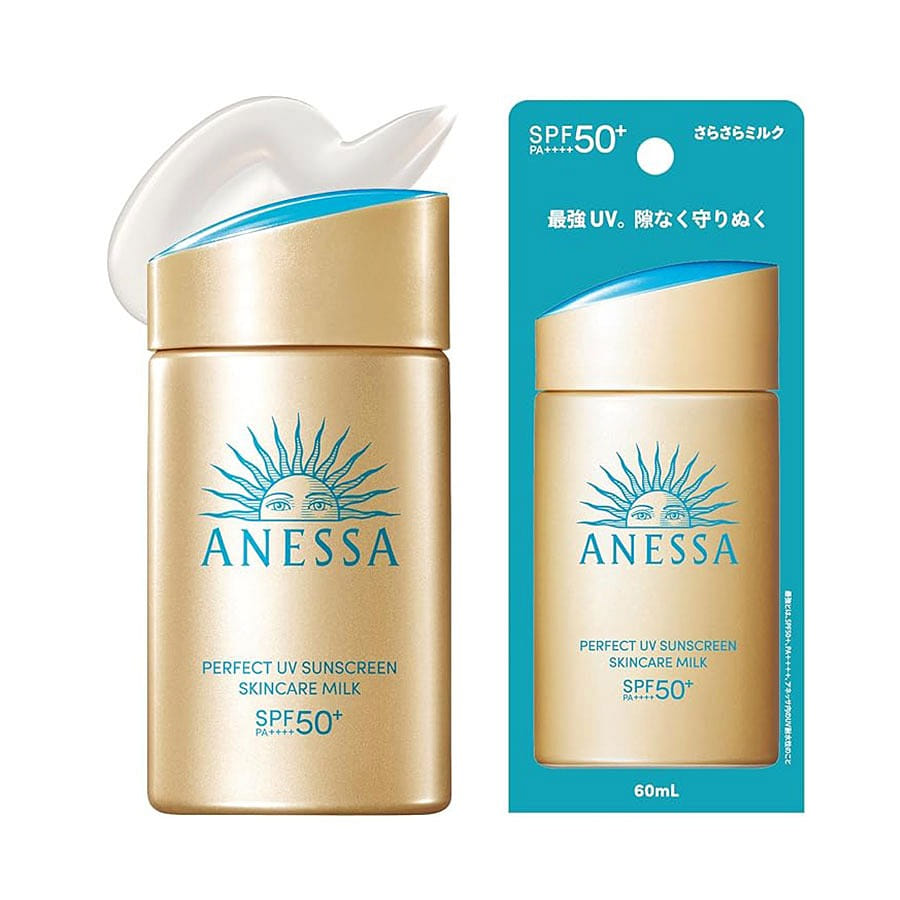 아네사 퍼펙트 UV 선스크린 스킨케어 밀크 60ml 1 병