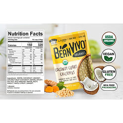 Organic Coconut Curry Chickpeas 10 oz