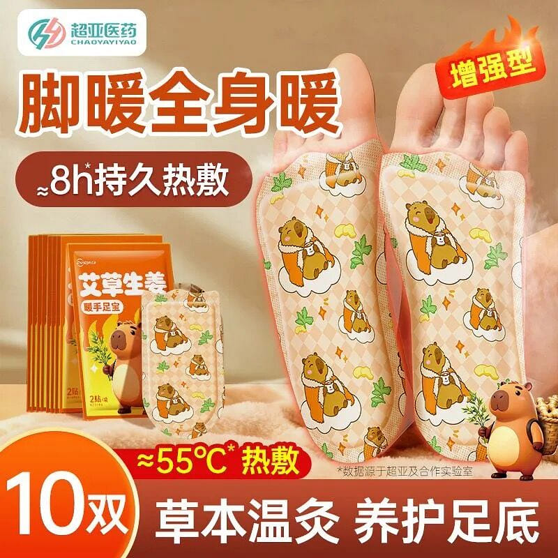 Mugwort and Ginger Warming Foot Patches 1 box