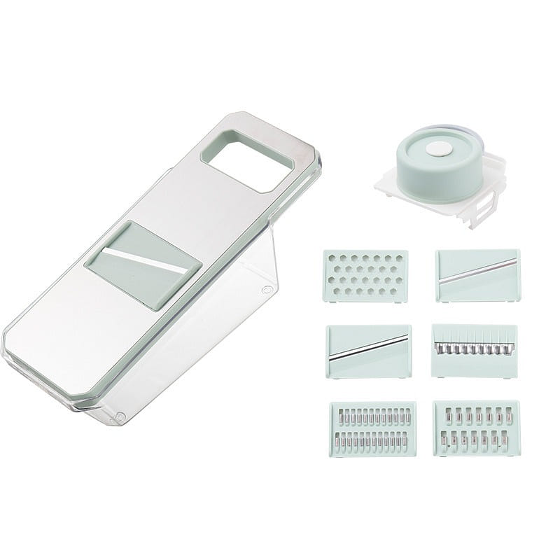 Shredded Potato Shrinker Multifunctional Vegetable Cutter Fresh Green Six Knives 1 개