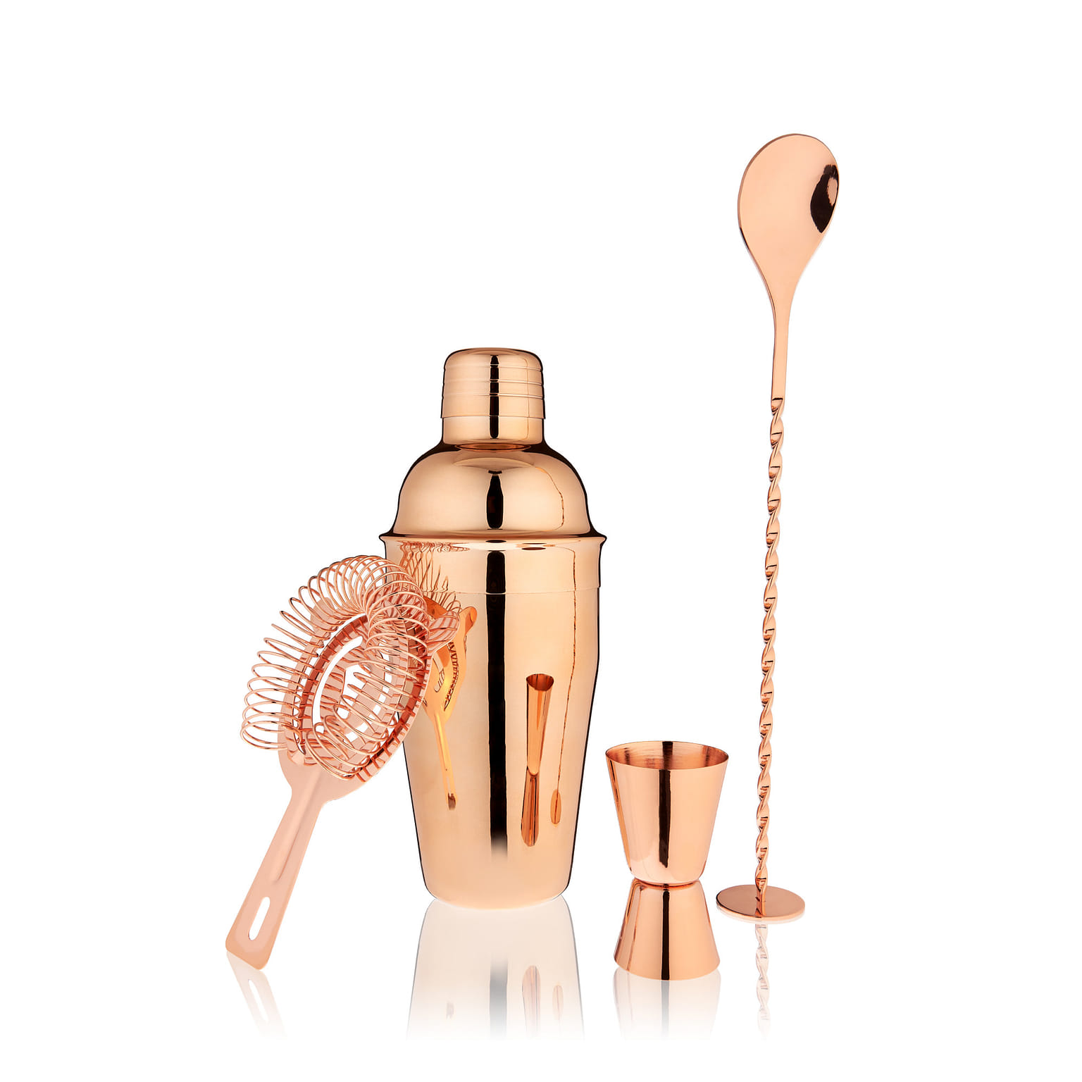Copper Barware Set by True 4 each