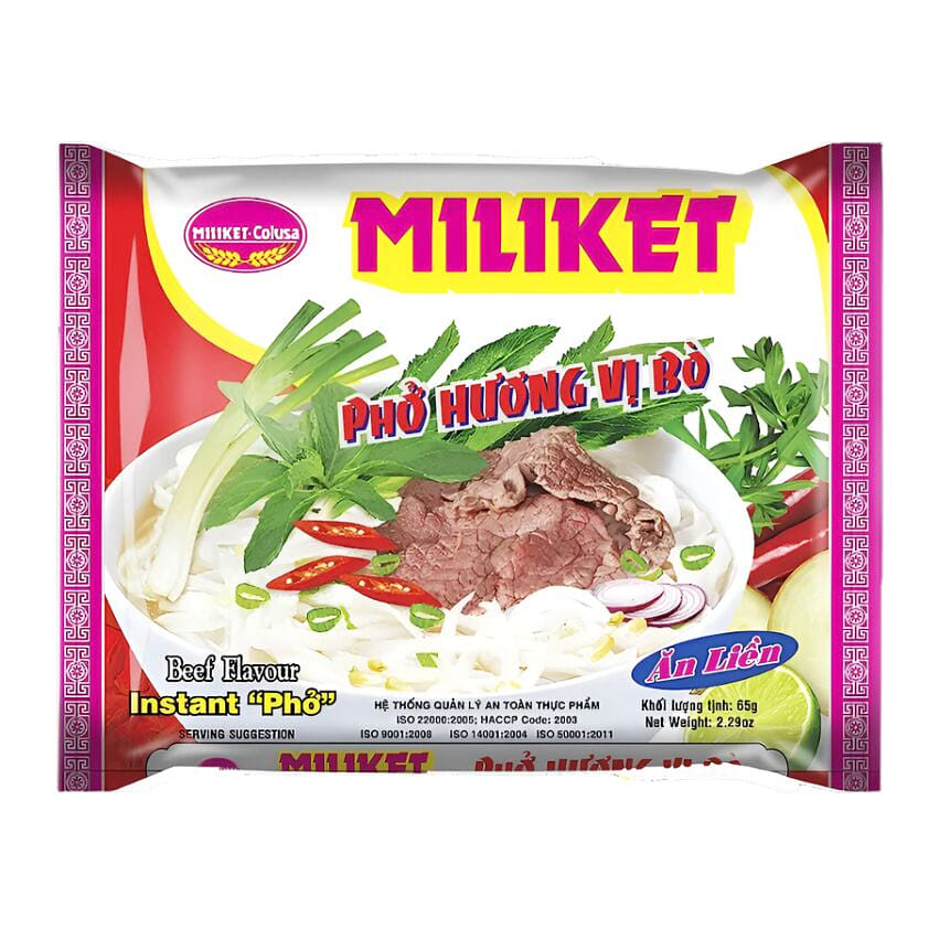 Miliket Instant Pho Beef Noodles Flavor 1 個