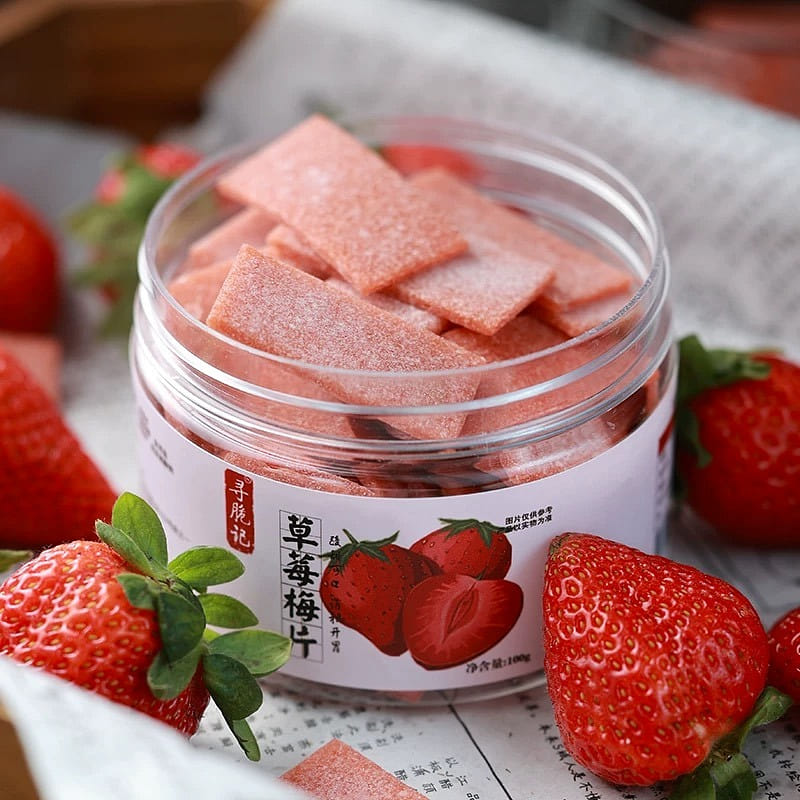 Strawberry plum slices, 100g 100 그램