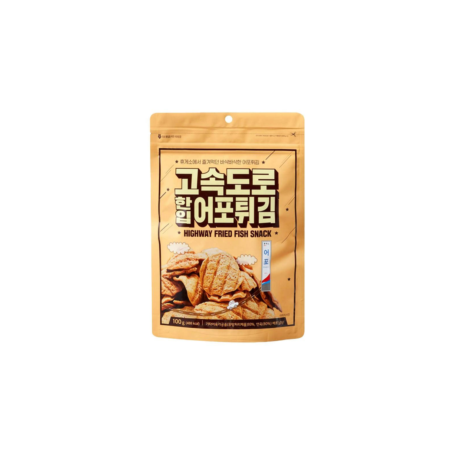 Highway Fried Fish Snack-Bite Sized(3.53oz) 1 개