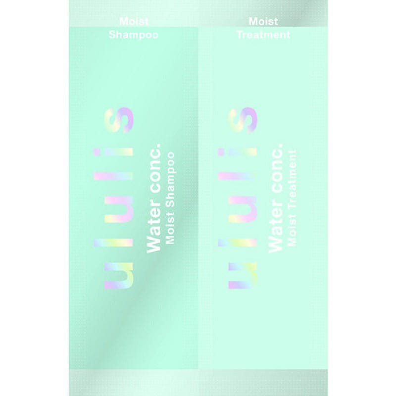 ULULIS Water Conc Shampoo + Conditioner Trial Sachets- Moist (10ml + 10g) 1 each