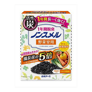 白元アース ノンスメル 野菜室用 置き型 1年間脱臭 20g 1 個