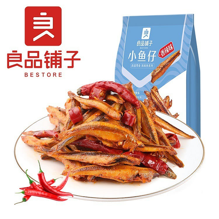 Good Shop Small Fish 120g/ bag Spicy pickled pepper small fish dried 120 그램