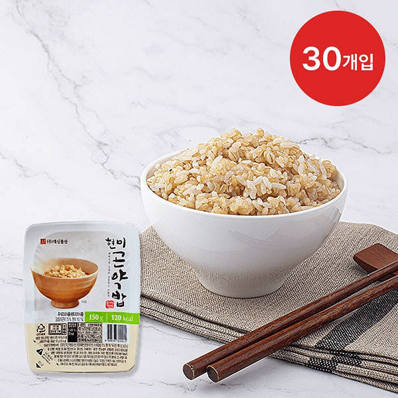 대신물산묶음상품 현미곤약밥 120kcal (150g x 30개입) 150 그램