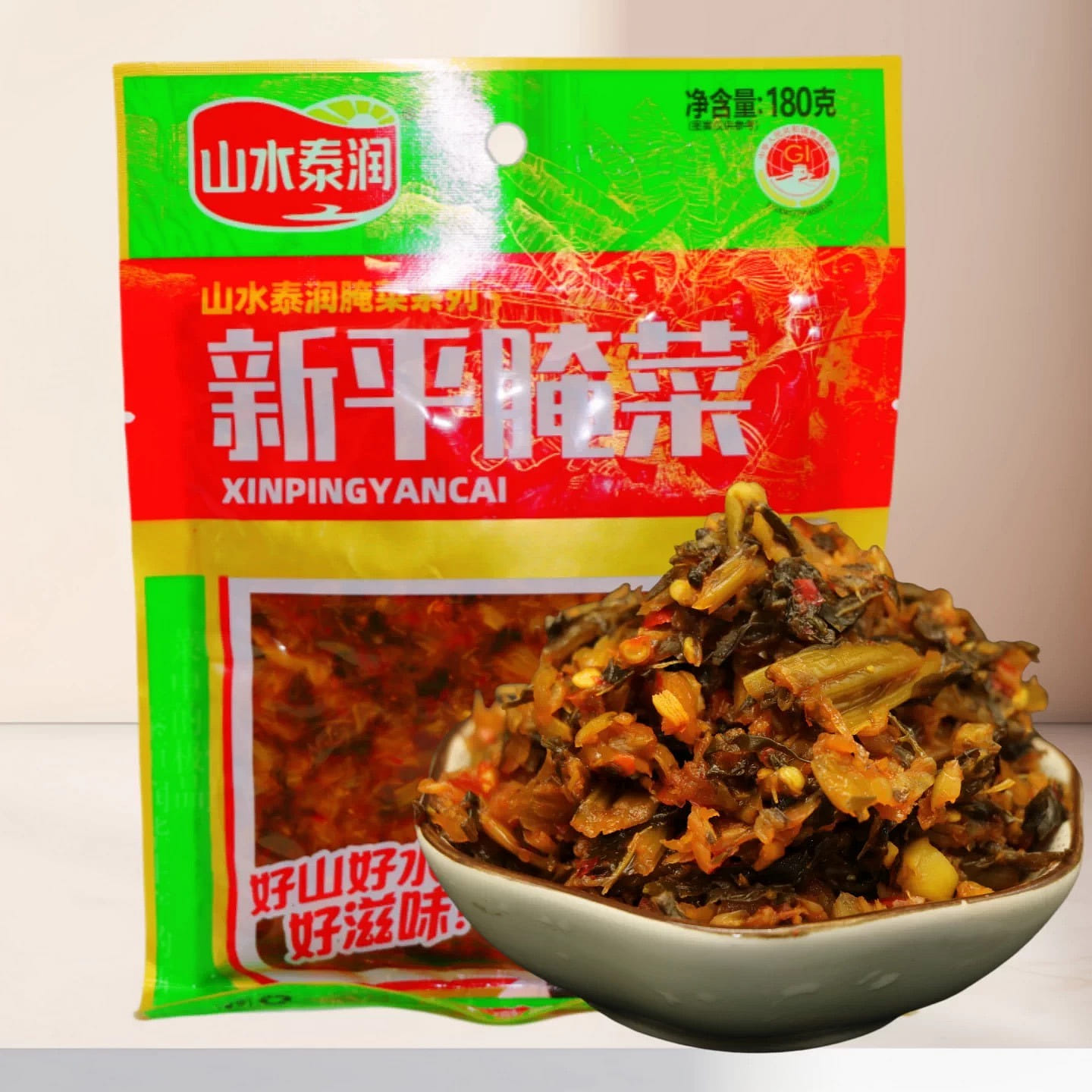 Yunnan Yuxi Pickled Vegetable Pickled Mustard 180 g
