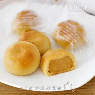 CANDICE, Hokkaido Rich Condensed Milk Sweets, White (Haku) Mini Buns, 12pcs 1 케이스
