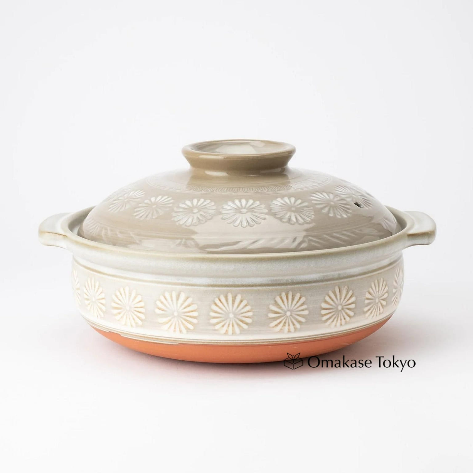 Ginpo Mishima Banko Donabe Clay Pot (3-4 Persons) 1 อัน