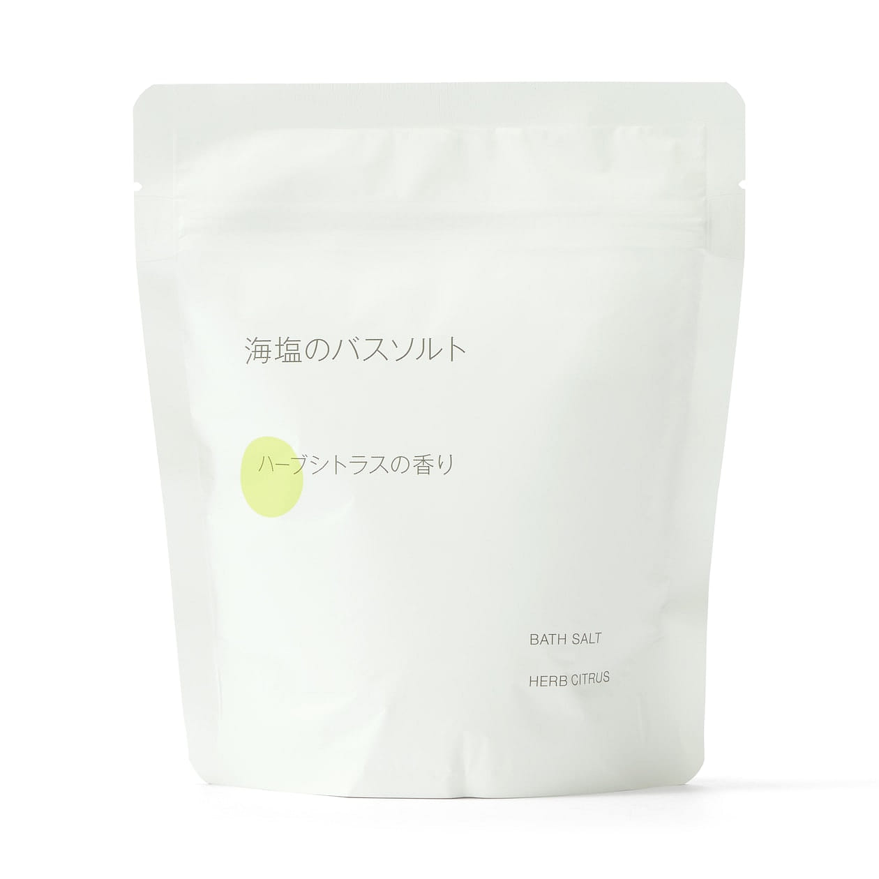 MUJI Sea Salt Bath Salts 360g Herbal Citrus Scent 1 each
