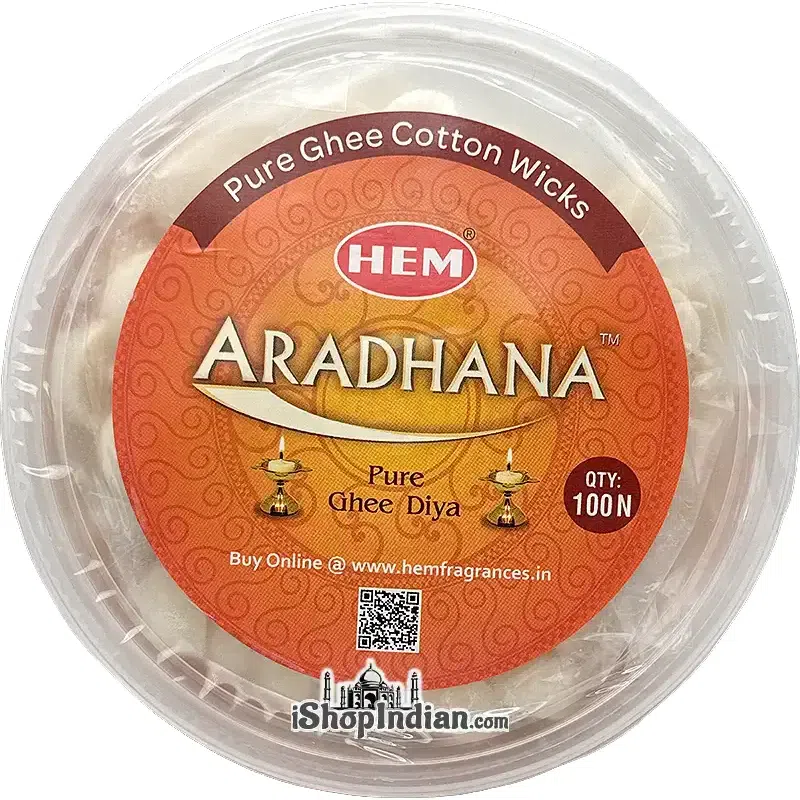 Hem Aradhana - Pure Ghee Diya - 100 ct 100 อัน