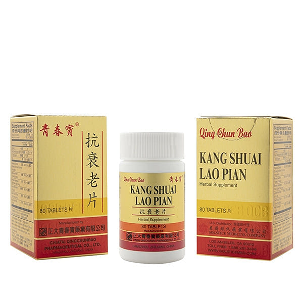 Qing Chun Bao Kang Shuai Lao Pian (80 Tablets) 80 개입