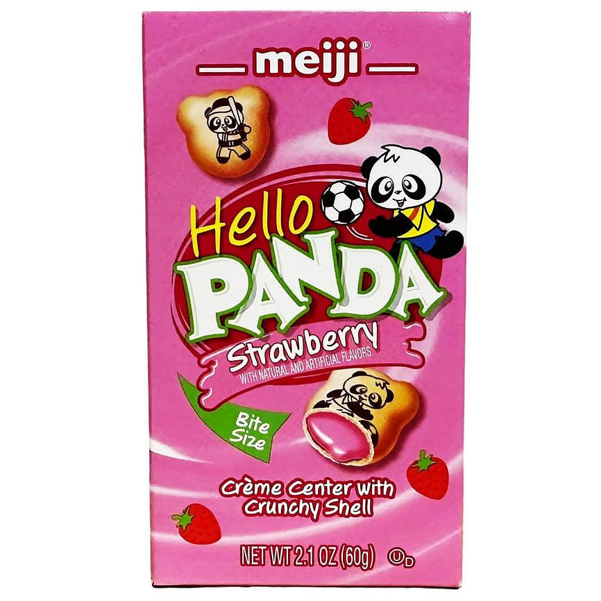 Meiji Hello Panda Strawberry 2.1oz 1 개