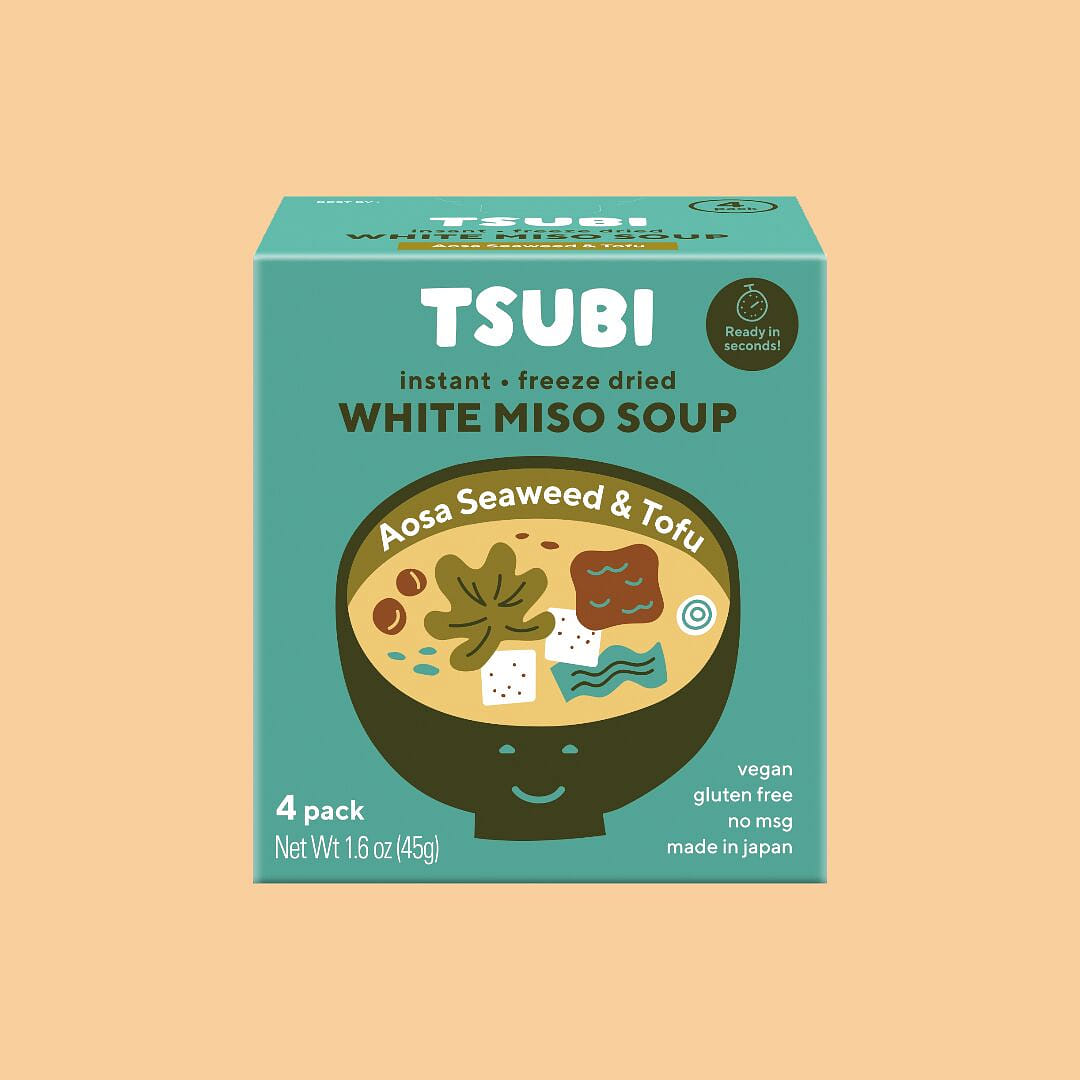 White Miso with Aosa Seaweed & Tofu Pack of 4- 1 กล่อง