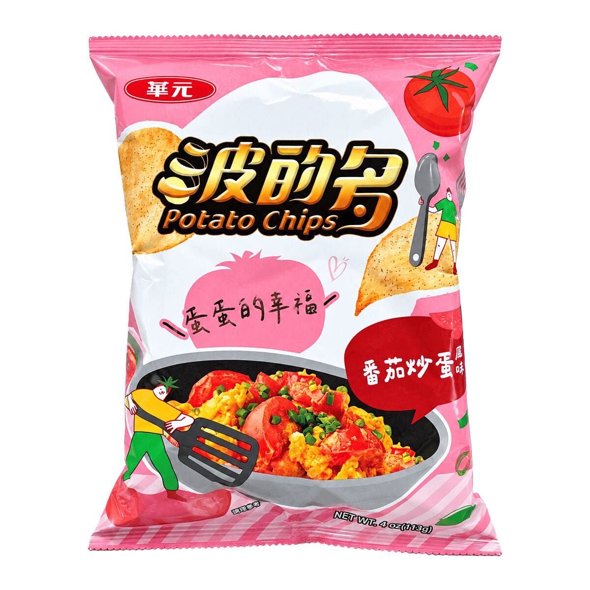 華元 波的多洋芋片 (番茄炒蛋風味) 73 克