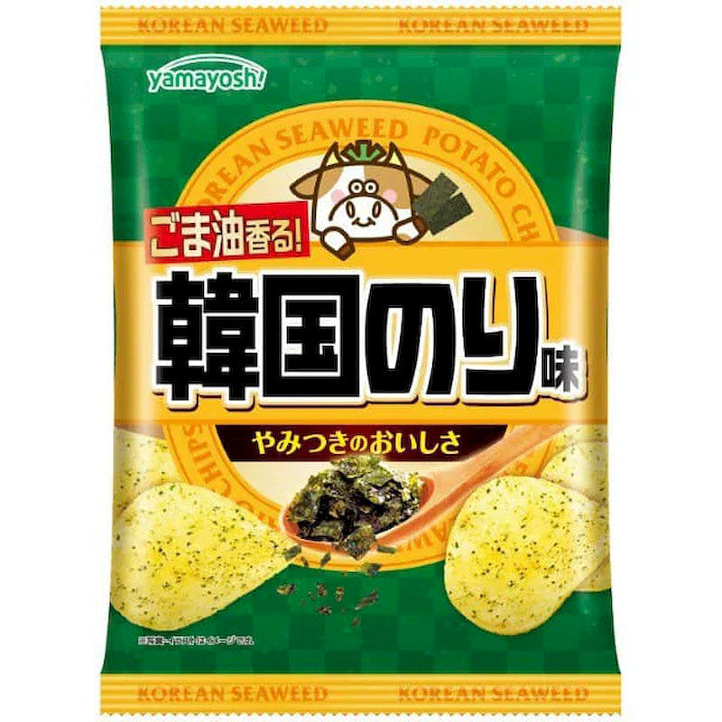 Yamayoshi Korean Seaweed Flavor Potato Chips 47g 1 each