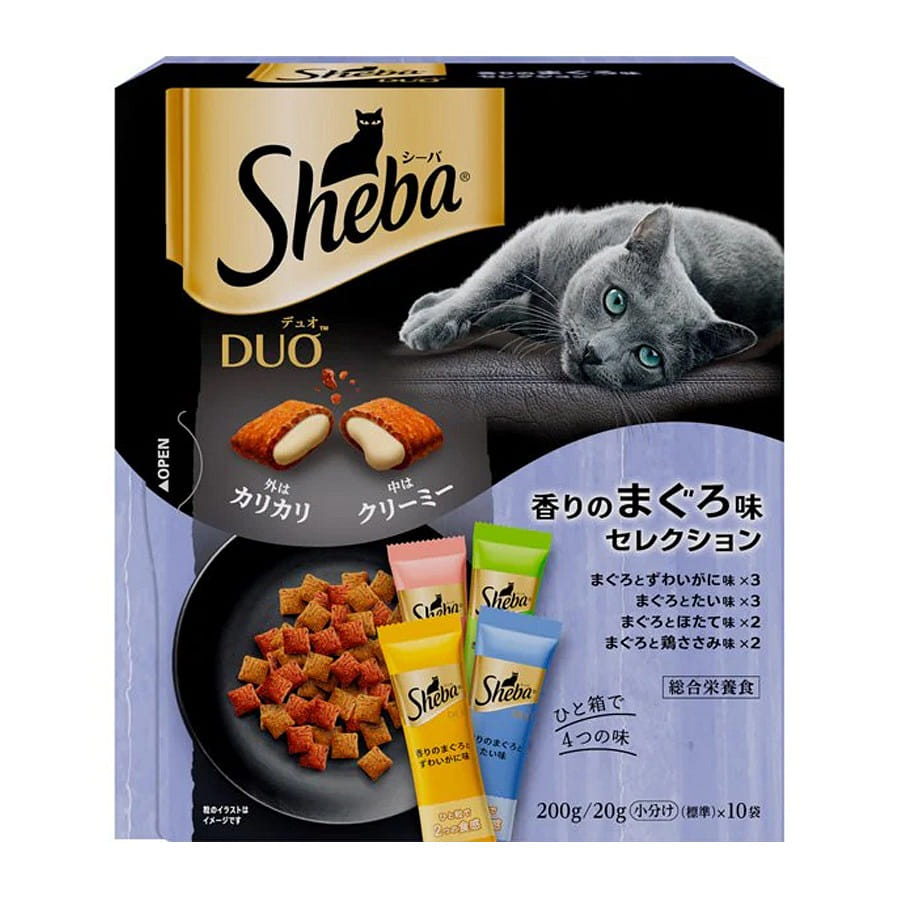 Sheba Duo Tuna Flavor Selection Dry Cat Food With 200 g