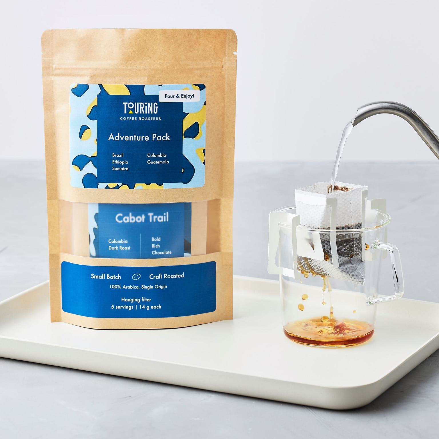 Touring Coffee Roasters - Pour Over Adventure Variety Pack 1 개