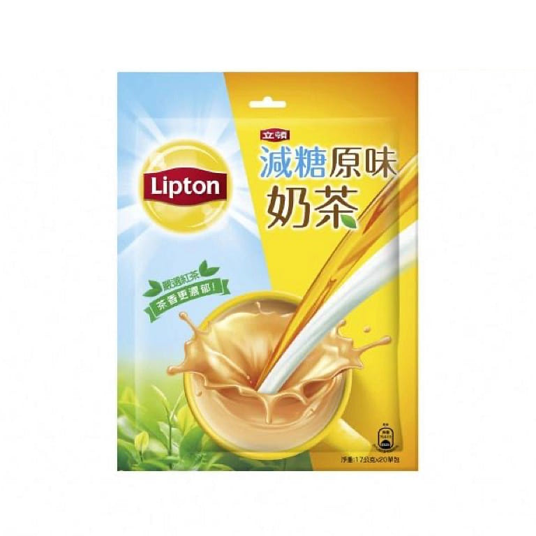 Lipton 20pcs Less Sugar Milk Tea 340 g
