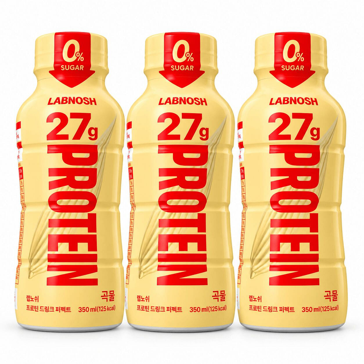 プロテインドリンク タンパク質27g、穀物味 11.8 fl oz(350ml) 3pk 1 パック