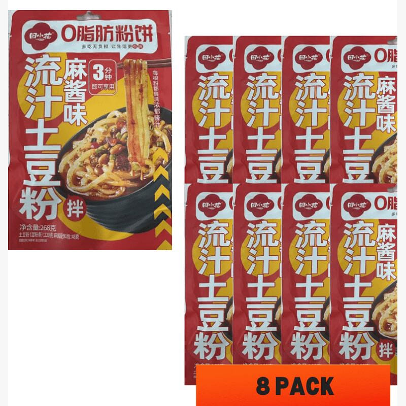 田小花0脂肪土豆粉(麻酱味),一人份271克*8袋 271 克