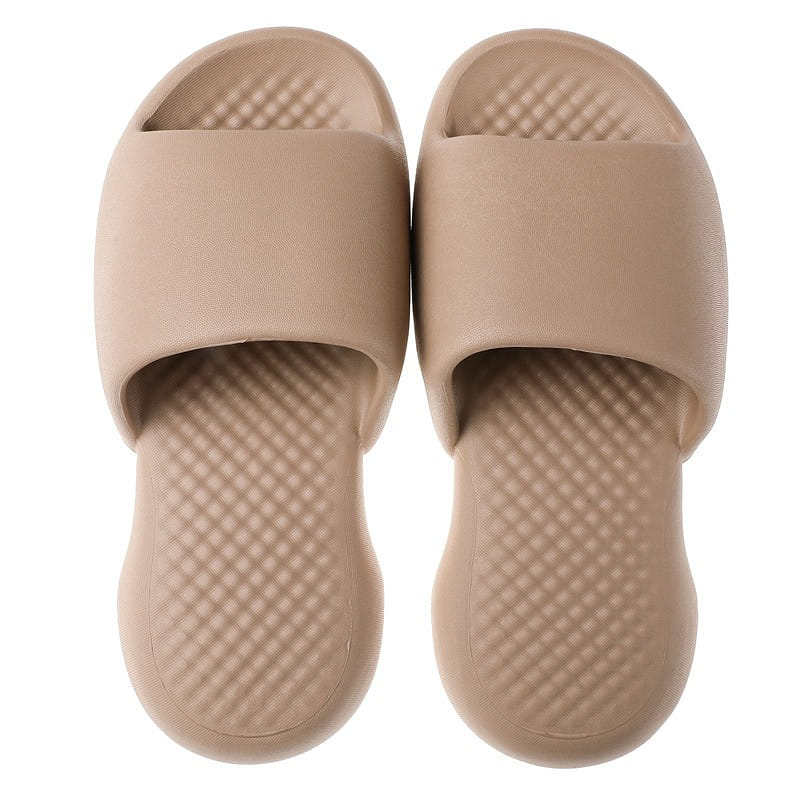 Slippers Like a Cloud Non-Slip Quick Dry Shower Sandals Bathroom, Khaki, 40-41 1 อัน