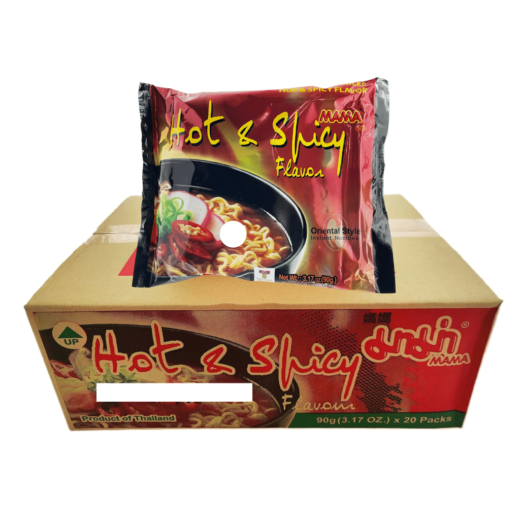 Mama Hot & Spicy Noodles 3.17oz pack of 20 1 개