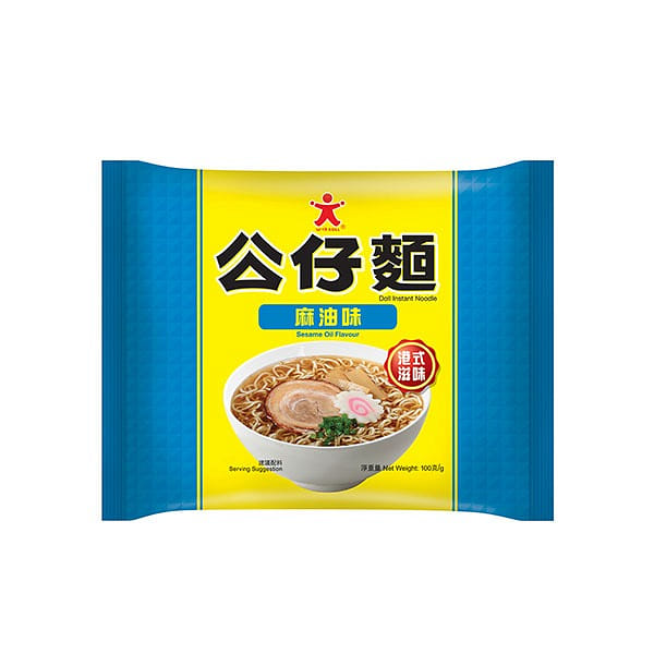Doll Instant Noodle Sesame Oil Flv Single Pack 100 그램