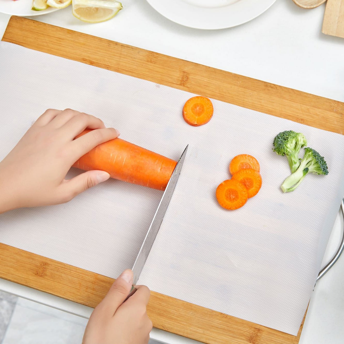 Disposable Chopping Board Mat 24*300cm Food Grade Biodegradable 2 개