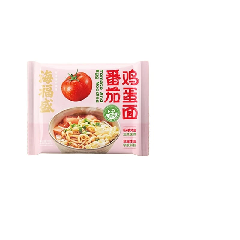 Freeze-dried tomato and egg noodles 70g*6 bags 420 กรัม