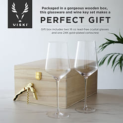 Wine Glass and Corkscrew Gift Box 3 份
