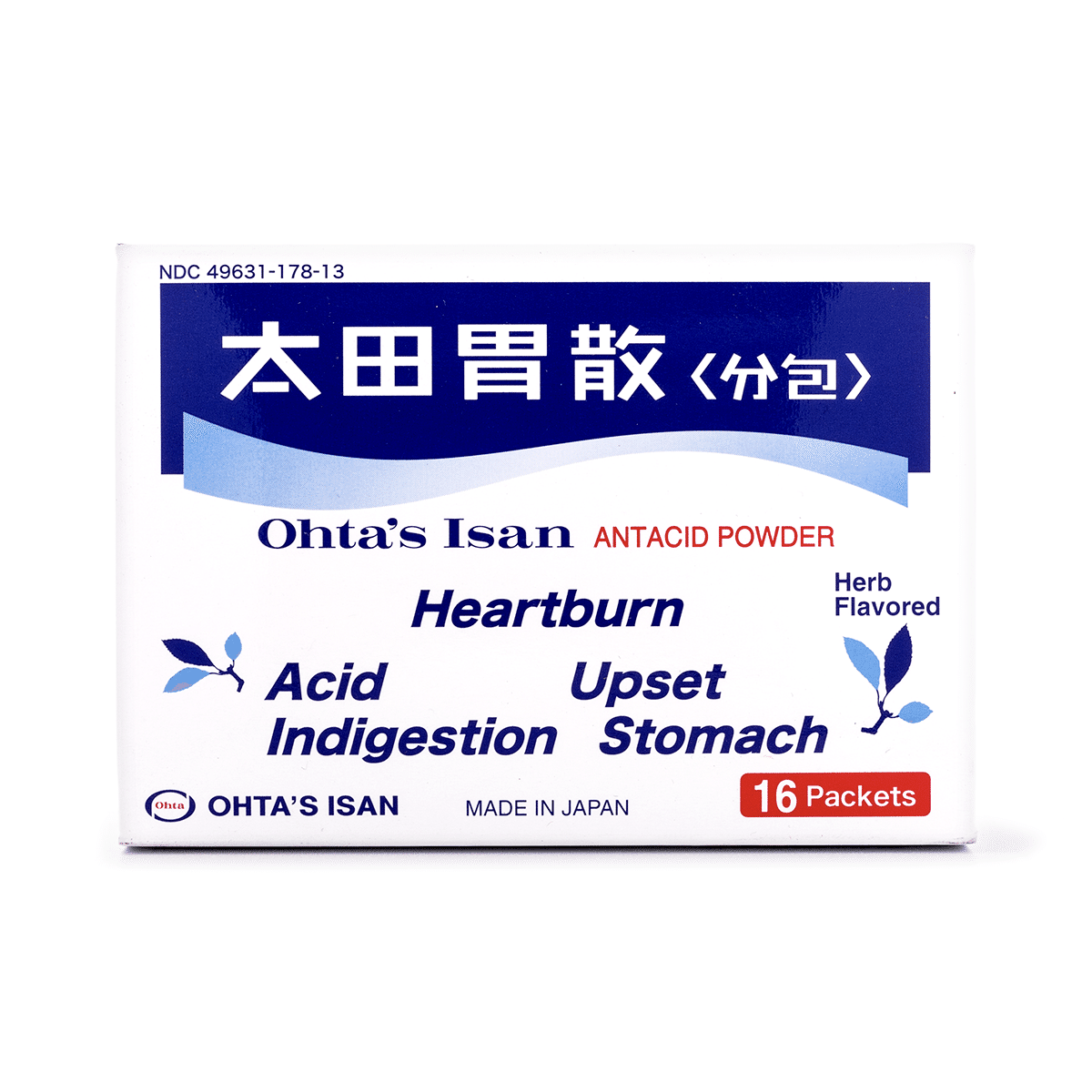 OHTA ISAN 제산제 16개입 1 케이스
