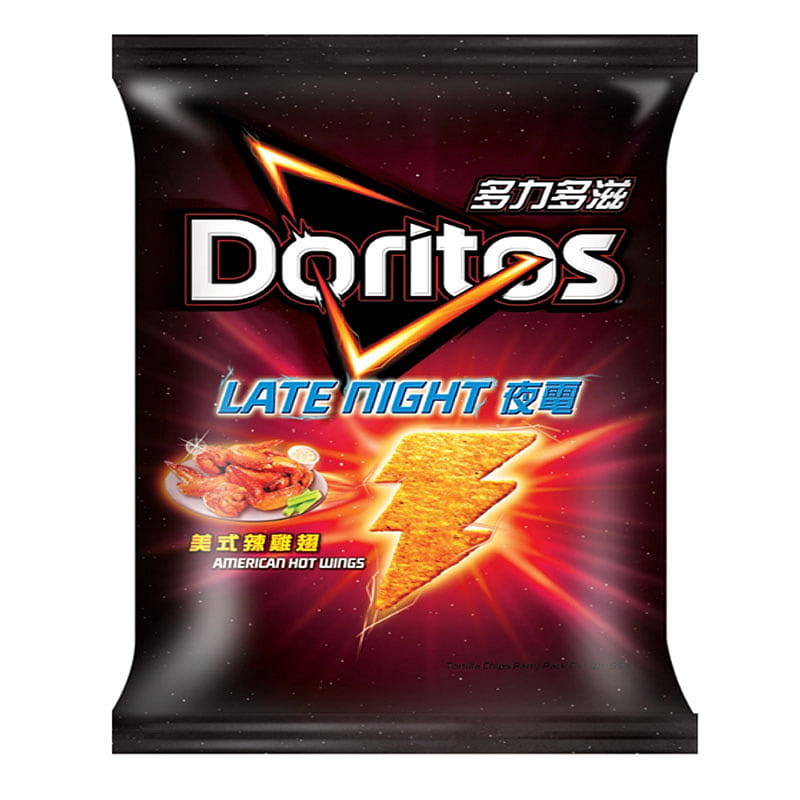 Doritos Tortilla Chips American Hot Wings Flavored 40 กรัม