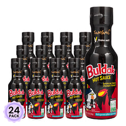 Samyang Hot Sauce for Buldak Ramen, Artificial Spicy Chicken Flavor Sauce 7.05 oz*24 pack