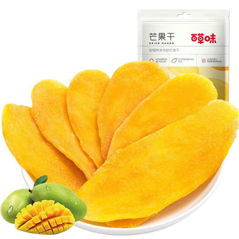 Hundred-grass flavor  Mango candied fruit snack 120g/ bag 120 กรัม