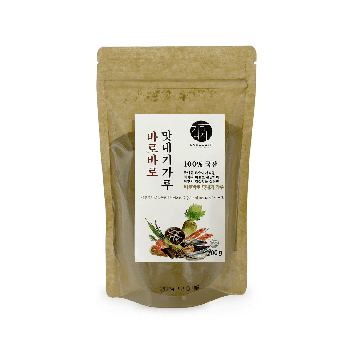 강고집 맛내기 가루 천연조미료 200 그램