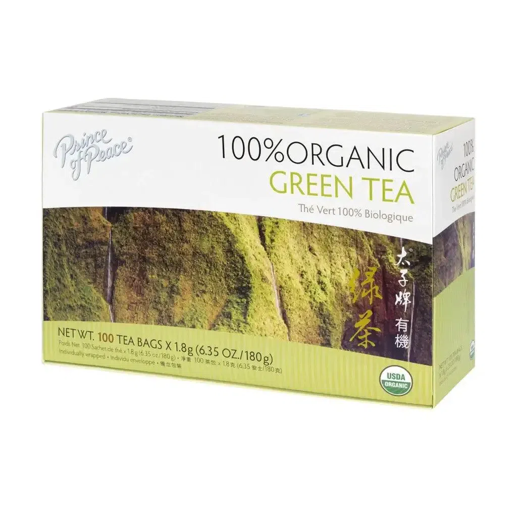 Prince of Peace USDA Organic Green Tea -100 6.35 ออนซ์