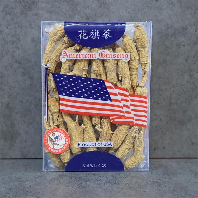 九龍堂纯正美国威州半野花旗参7-8年4oz 纯天然小支整枝盒装- Weee!