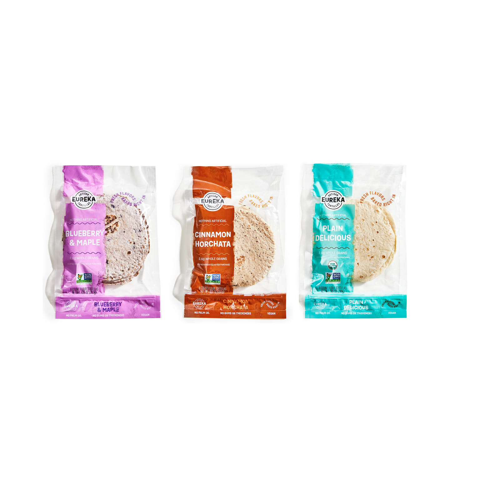 Eureka Tortilla GO SWEET 6'' Flour Tortilla Variety (4 packs) 28.2 oz